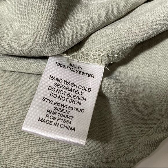 Flawless Sage Green Aurelia Tie Front Cami Women's Size Medium - Picture 11 of 14